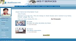 Desktop Screenshot of akashsaxena.com
